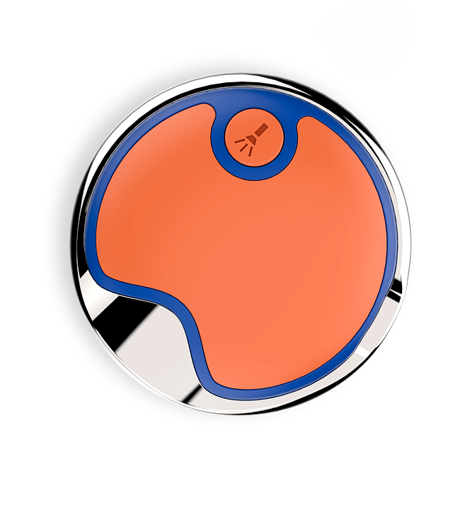 Dogness Round LED Light  26x16.5x12cm Orange