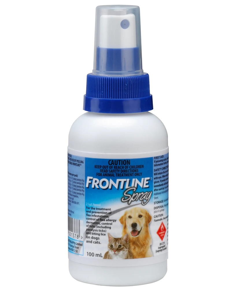 Frontline Spray for Dogs &amp; Cats 100 ML