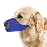 Guardian Gear Nylon Dog Muzzle, 8-1/4-Inch Snout, Size 5, Blue