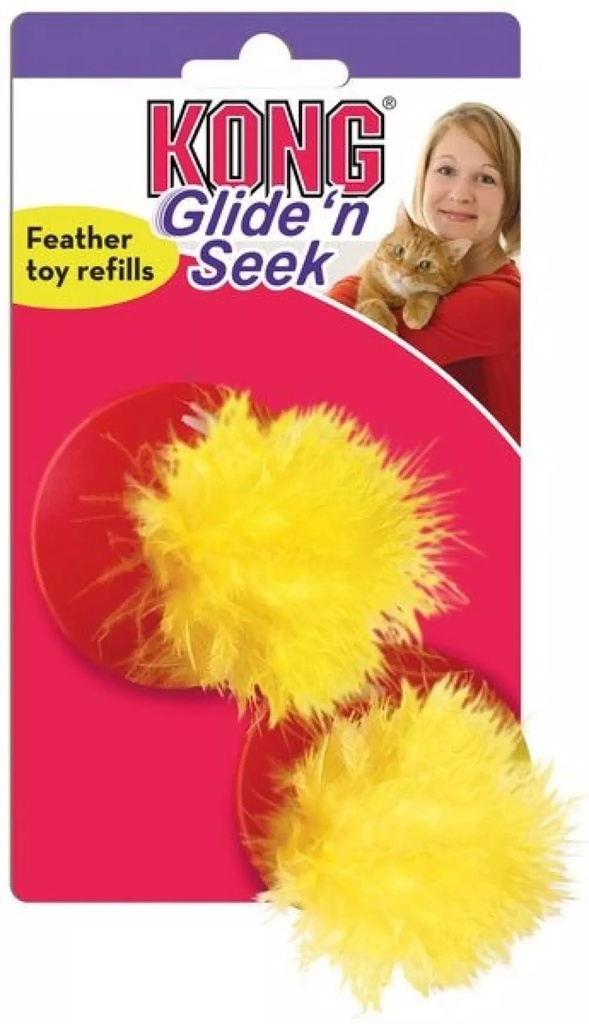 Kong Toy Glid n Seek Refill 2 pack