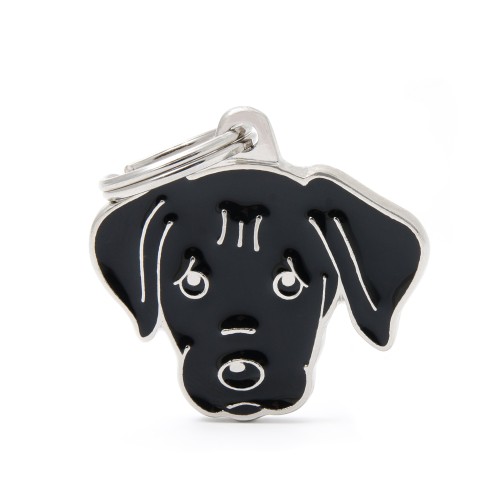 My Family Friends ID Tag - Black Labrador
