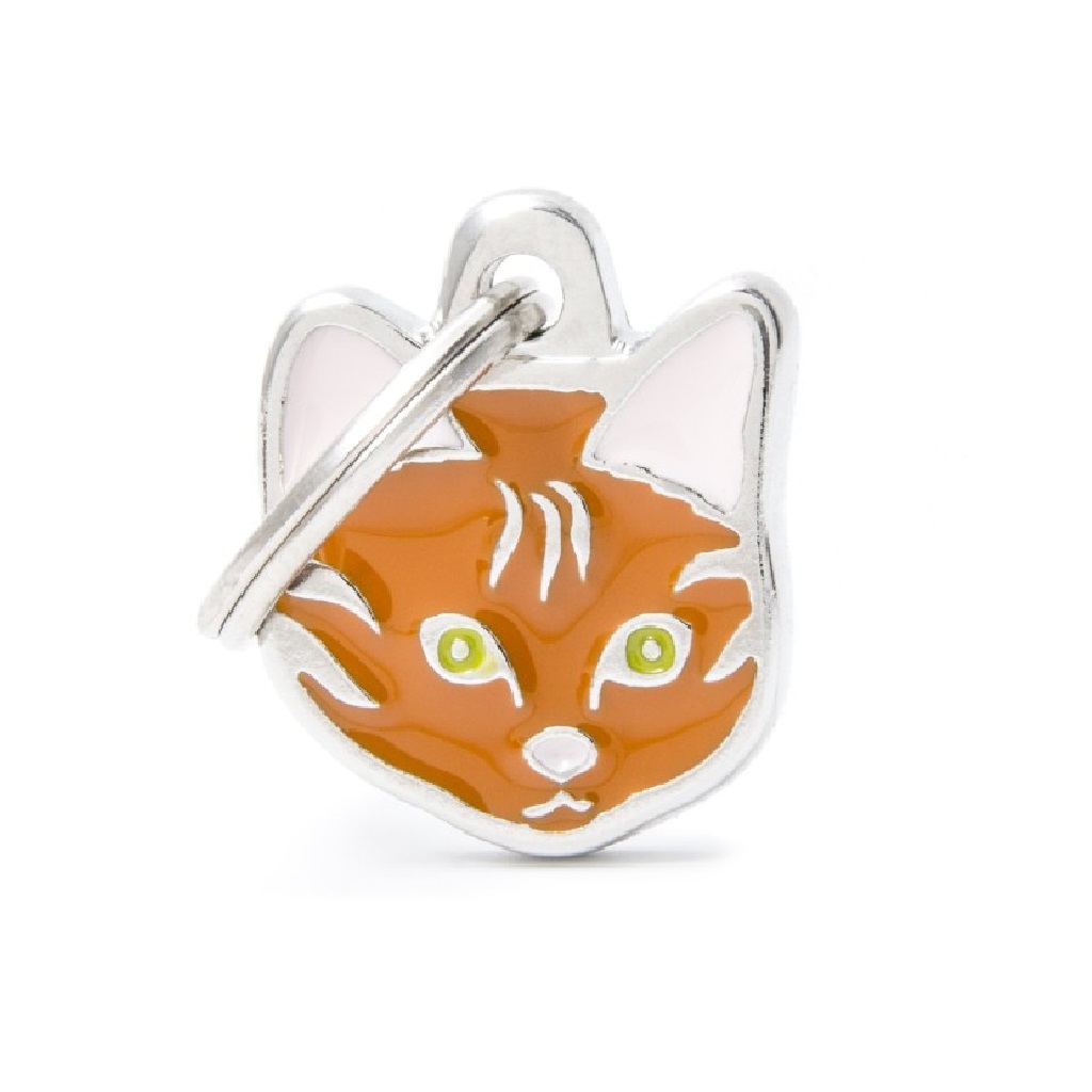 My Family Friends ID Tag - Red European Shorthair Cat