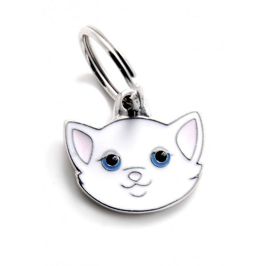 My Family Friends ID Tag - White European Shorthair