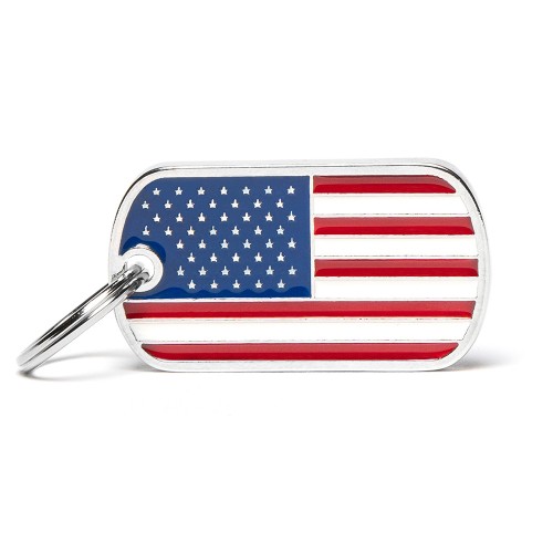 My Family ID Tag -  USA Flag