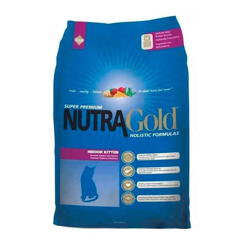 Nutra Gold Holistic Formulas For  Indoor Kitten 1kg
