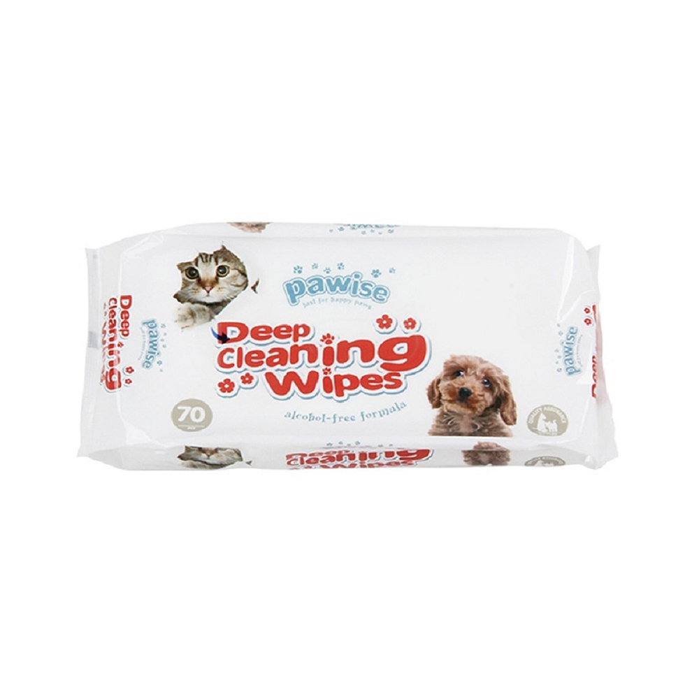 Pawise Deep cleaning wipes 70 pcs