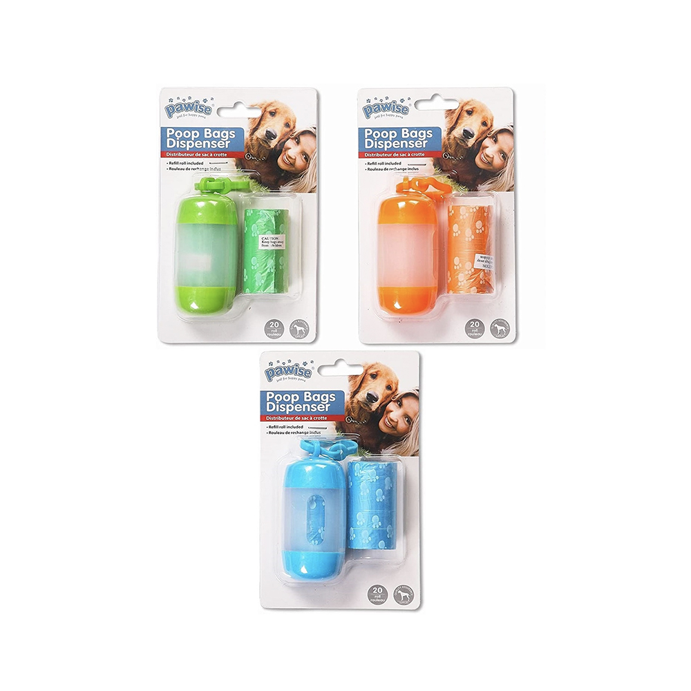PZ-Pawise Poop Bag Dispenser with Refill