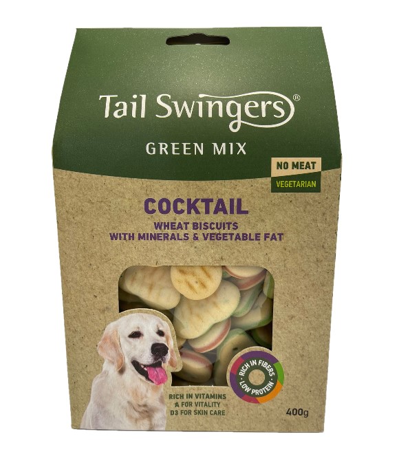 Pet Interest Naturest Green Mix Coctail Wheat Buiscuit with Minarals 400g