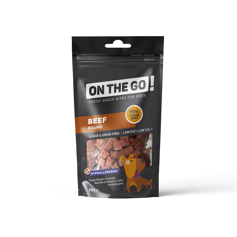 Pet Interest OTG Bites Beef 25g