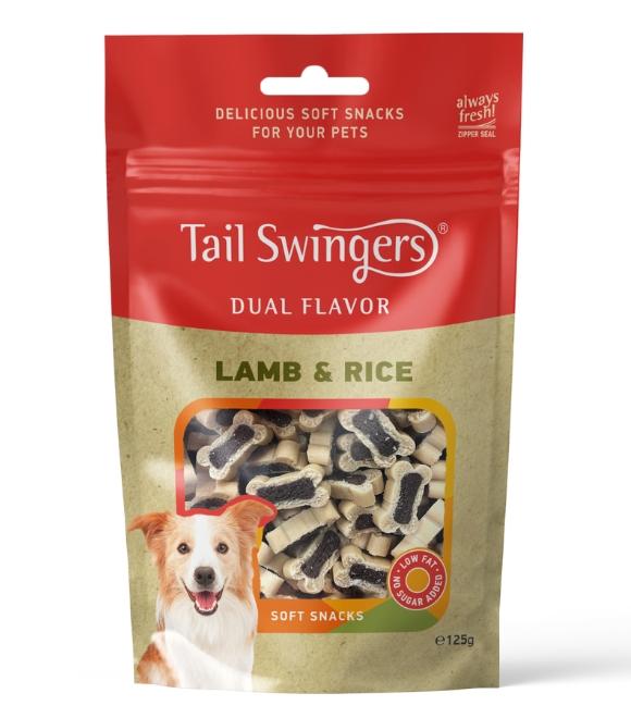 Pet Interest Tail Swingers Dual Flavor Lamb and Rice 125g