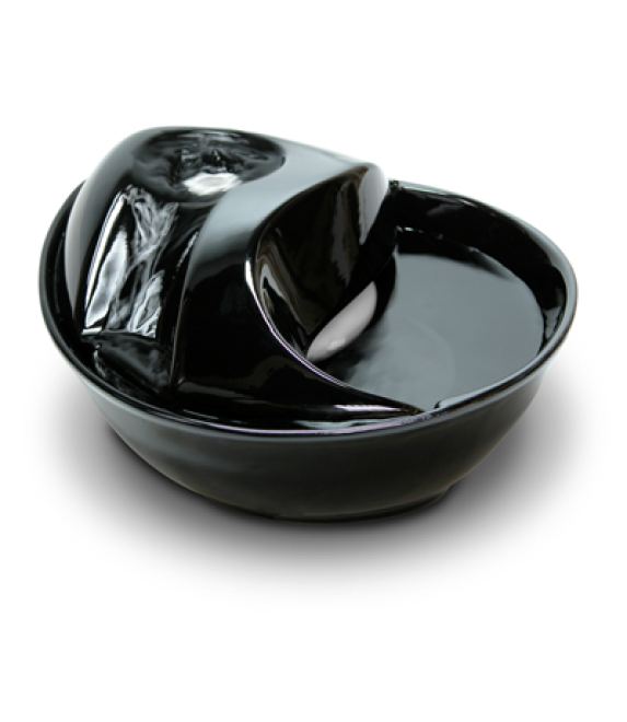 Pioneer Pet Drinking Fountain Ceramic 1.77l Black
