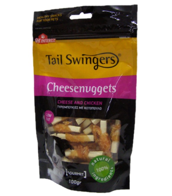 Pet Interest Tail Swingers Cheese Nuggets with Cheese And Chicken 100g