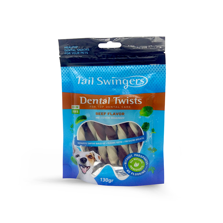 Pet Interest Tail Swingers Milk Twisters With Beef 130g