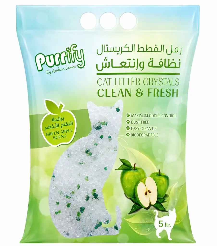 Purrify Cat Litter Crystals Clean -5L
