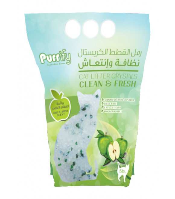 Purrify Cat Litter Crystals Clean -5L