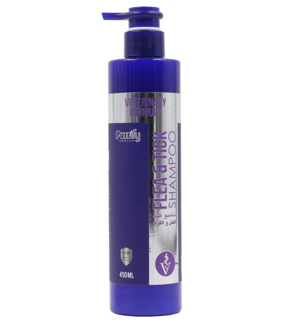 Purrify Veterinary Formula Flea &amp; Tick Shampoo 450ml