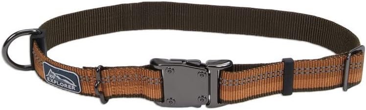 SafariPet K9 Explorer Collar 12&quot;-18&quot; Orange