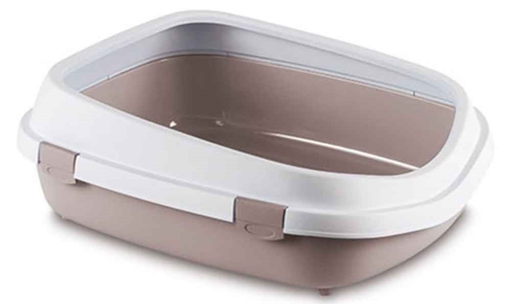 Stefanplast Cat Toilet Queen Powder Pink/White No Scoop 55x71x24.5h Cm
