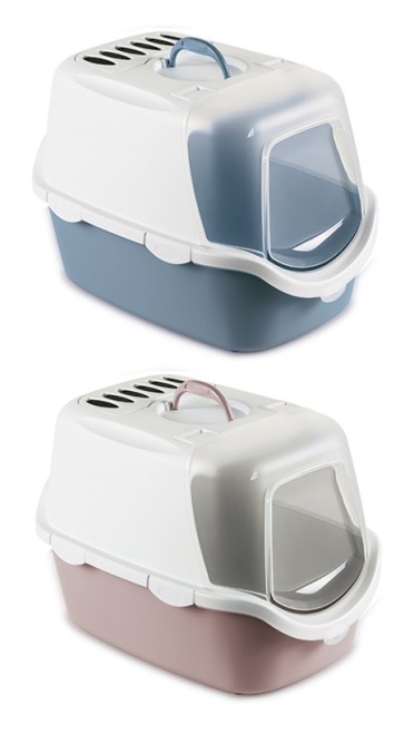 Stefanplast Cat Toilet Cathy Easy Clean Powder Pink/White