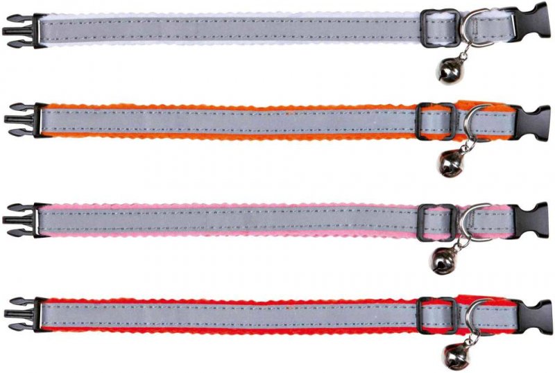 Trixie Cat Collar, Reflecting, Plastic, Various