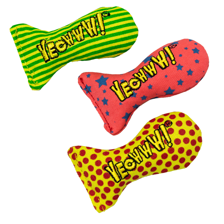 Yeowww! Stinkies Catnip Toy, Dots