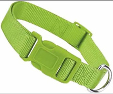 Zack &amp; Zoey Nylon Collar 18-26 In Parrot Green