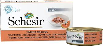Schesir Can for Cat tuna and Papaya 6x50g per pack