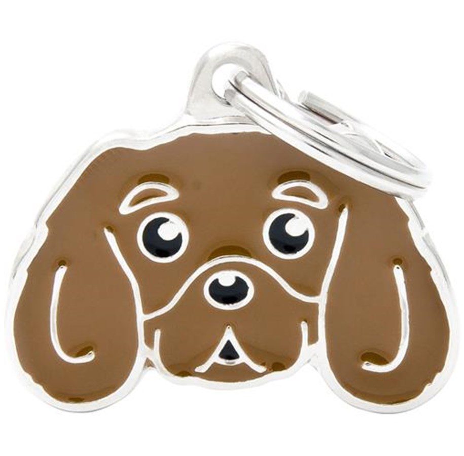 My Family Friends ID Tag -  Cavalier King Ruby