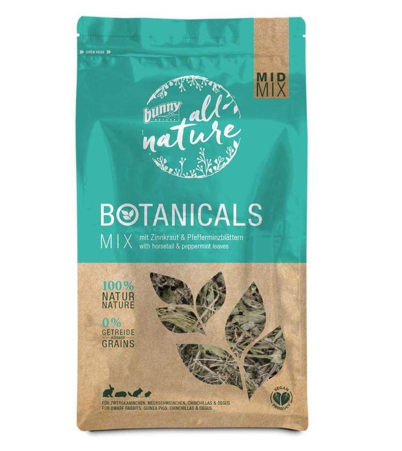 Bunny Nature Botanical  Mid Mix with Horsetail and Peppermint Leaves 120g