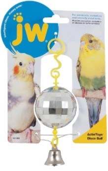 JWPet TOY BIRD DISCO BALL S/M