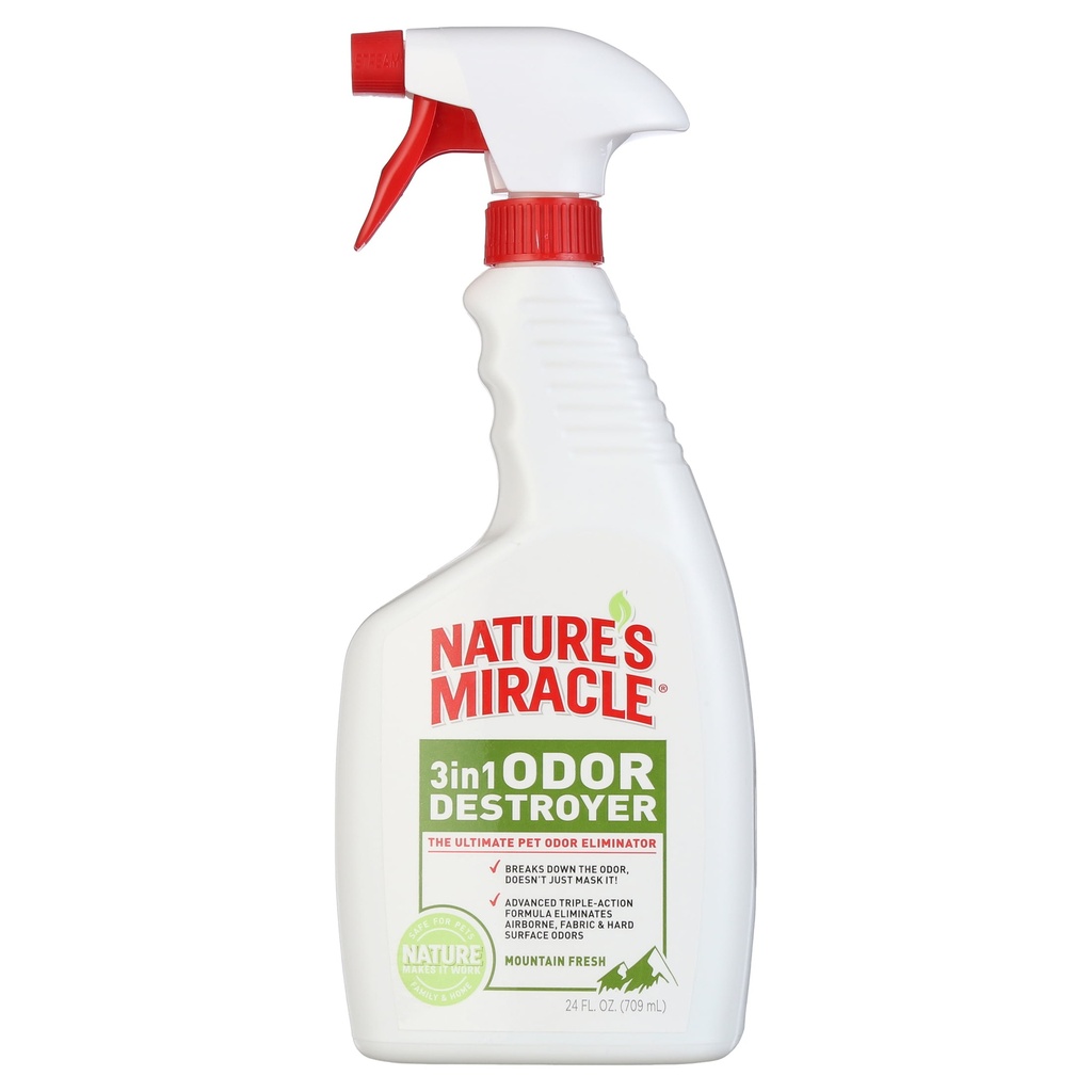 Nature's Miracle 3in1 Odor Destroyer Mountain Fresh 709Ml