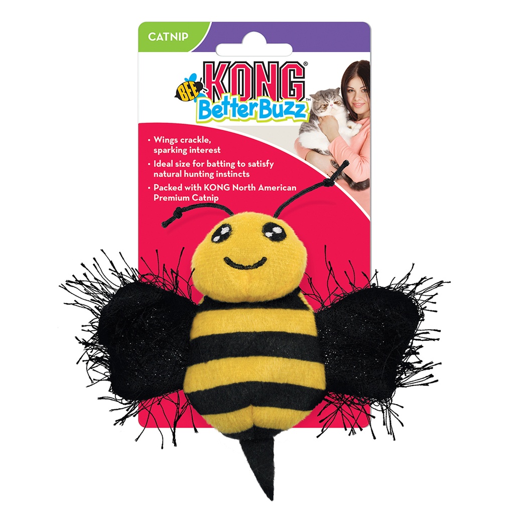 KONG TOY CATT BETTER BUZZ BEE