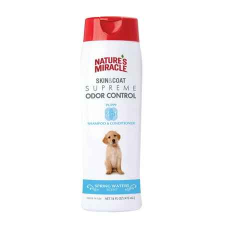 Nature's Miracle Skin &amp; Coat Supreme Odor Control Shampoo &amp; Condr For Puppy 473Ml