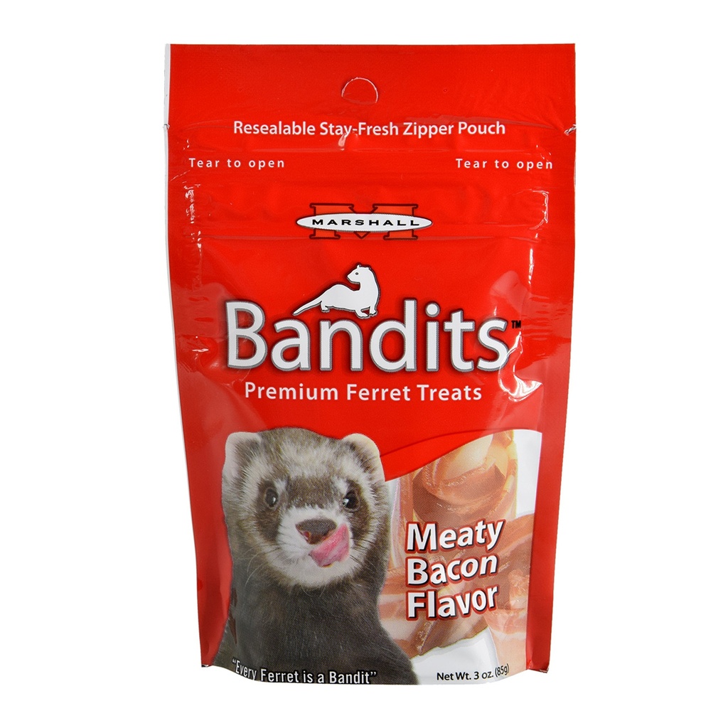 Bandits Premium Ferret Treat - Meaty Bacon 85g