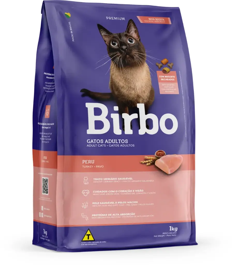Birbo Premium Peru Turkey and Pavo Adult Cats 1Kg