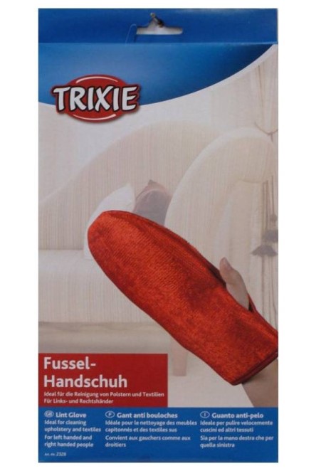 Trixie Lint Glove. Double-sided - Red