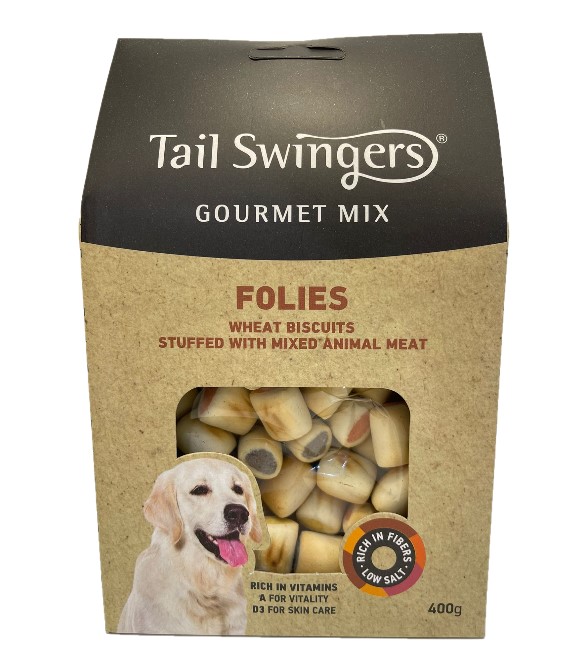 Pet Interest Naturest Folies Wheat Biscuit Stuffed with Mixed Animal Meat 400g