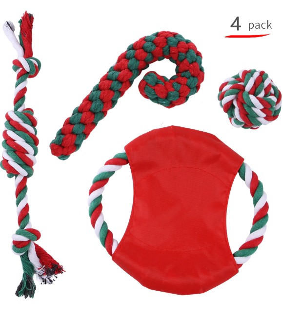 Pets.Love.Earth Christmas Rop Toy kit