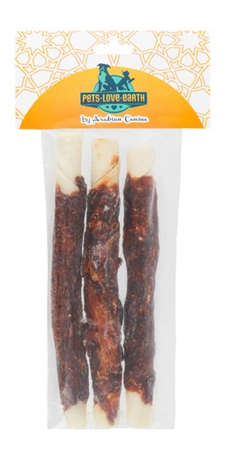 Pets.Love.Earth Denta Fun Chicken Chewing Rolls, 17 cm, 3 pcs./140 g