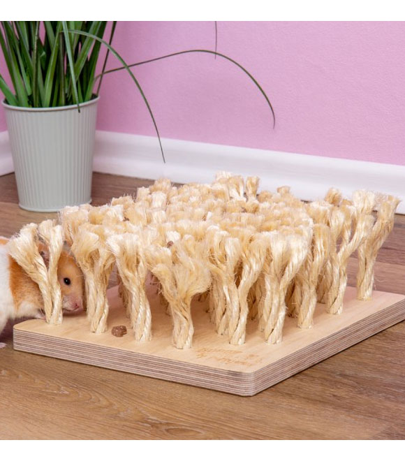Bunny Nature Snuffleboard For Dwarf Rabbits and Rodents
