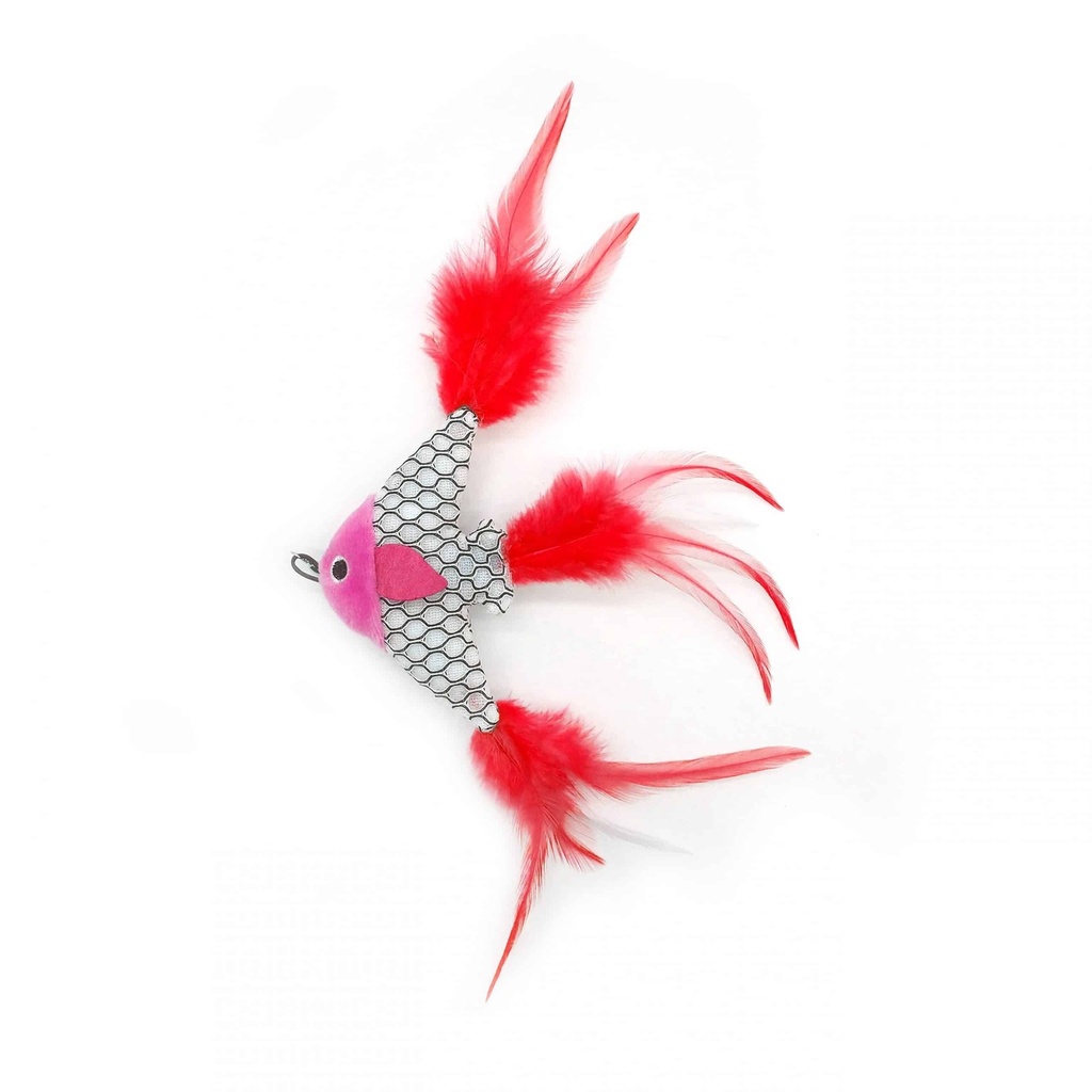 Pet Interest Cat Toy Gold fish with Silvervine