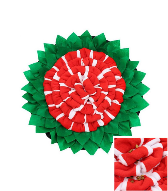 Pet Interest Dog Smelling Mat Flower 50X50cm