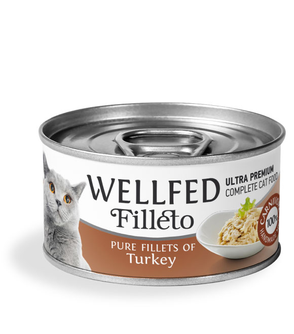Pet Interest Wellfed Filleto Turkey Fillet Cat Can 70g