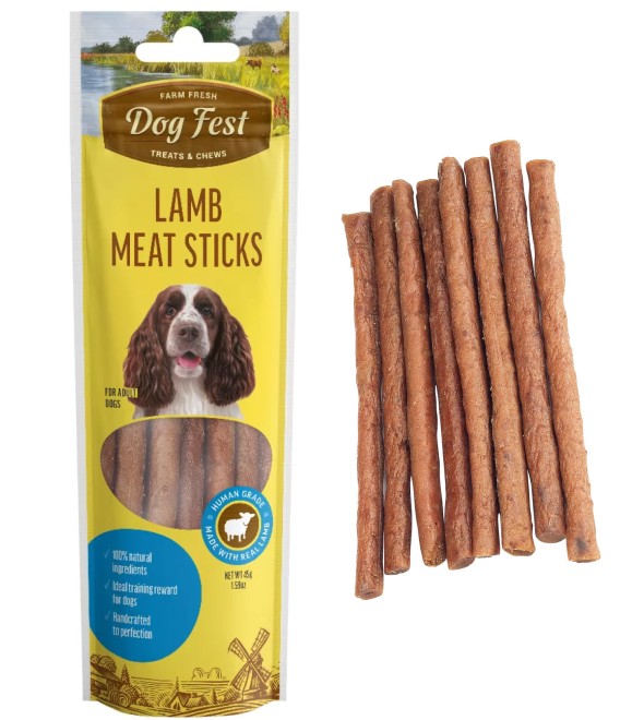 Dog Fest Farm Fresh Meat Sticks Lamb 45g