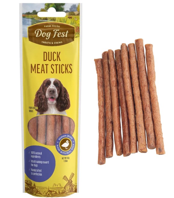 Dog Fest Farm Fresh Meat Sticks Duck 45g