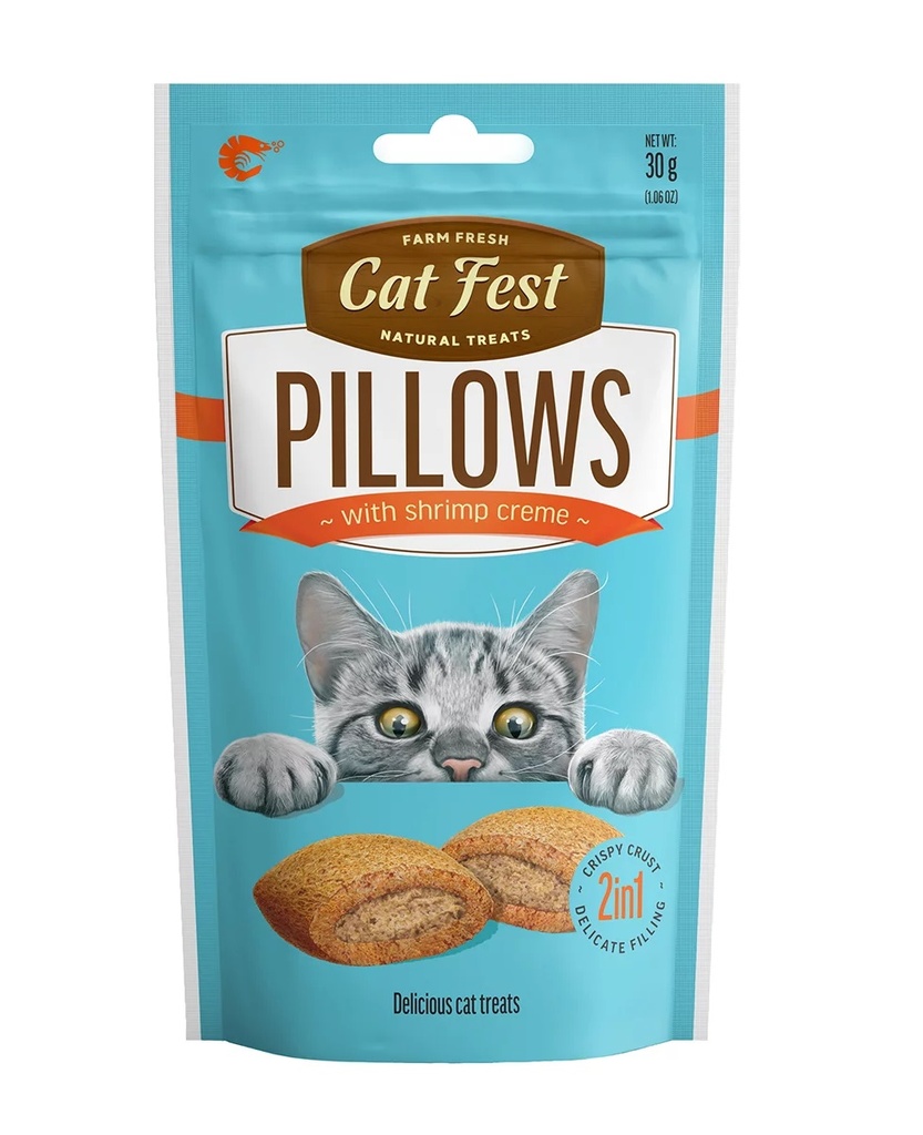 Cat Fest Farm Fresh  Pillows with Shrimp Creme 30g