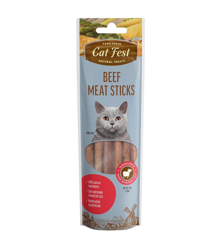 Cat Fest Farm Fresh Beef Stick  45g