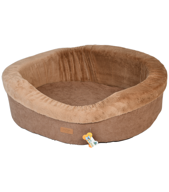 Pets.Love.Earth Donut Series Large Camel Brown