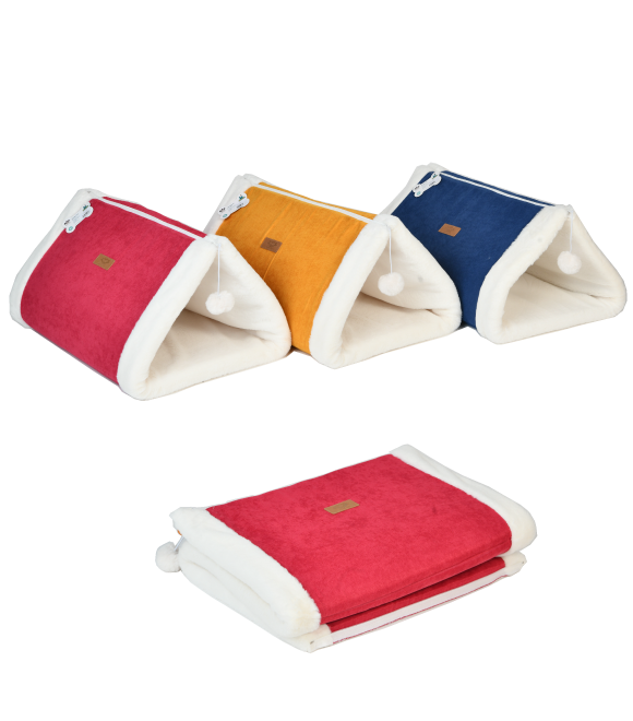 Pets.Love.Earth Cat Play Tunnel Pink