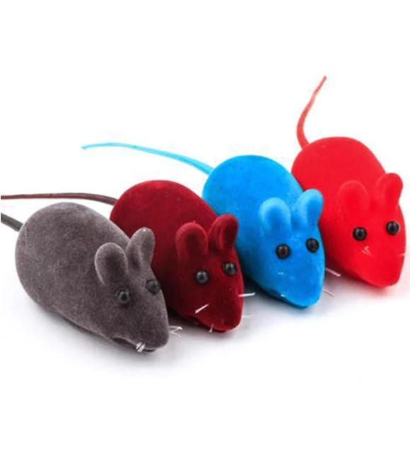 Pets.Love.Earth Vivid and Realistic colored Mice, Funny Cat Gadgets